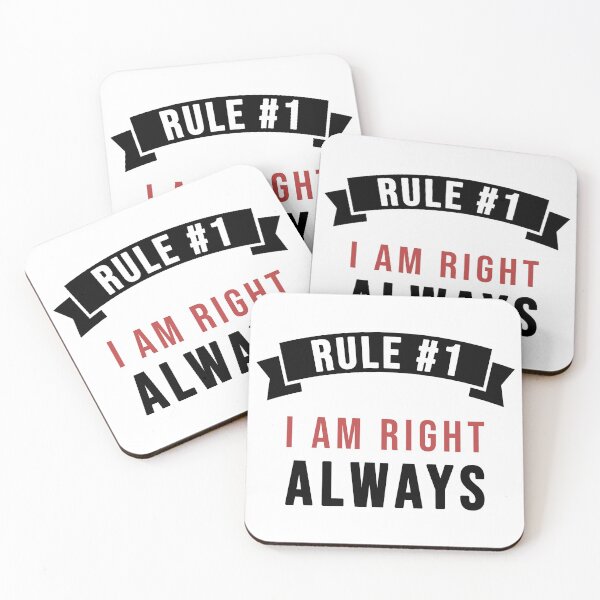 Item preview, Rule 1: I am right always designed and sold by TopsellerShirts.