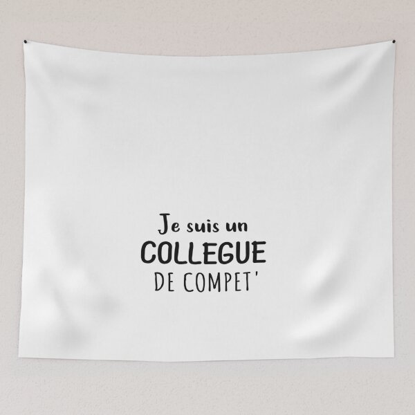 Item preview, je suis un collegue de compet' classic t-shirt designed and sold by Ikgha.