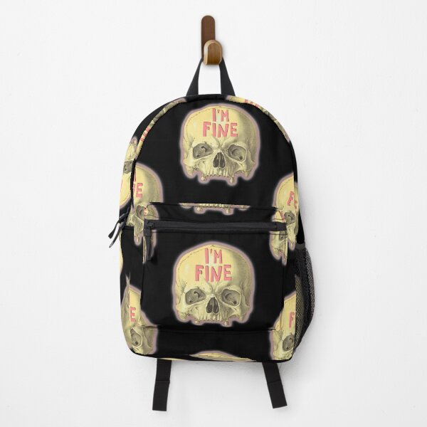 Item preview, I'm fine skull mental health awareness designed and sold by Captain-Jackson.