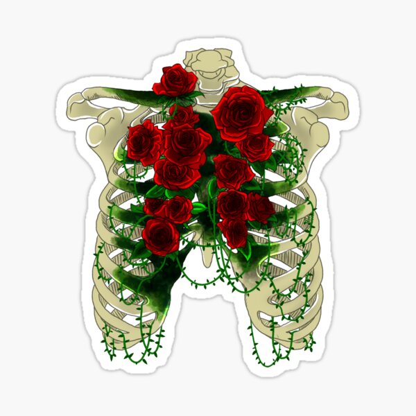 Rose Cage Sticker