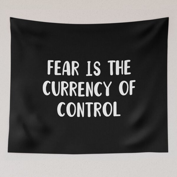Item preview,  Fear is the currency of control political designed and sold by MotivatedMode.