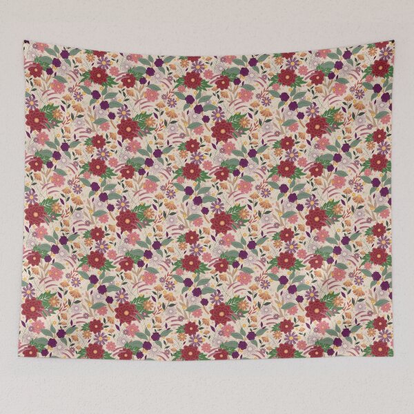 Item preview, Autumn Blooms Cute Fall Floral Pattern designed and sold by ElleMars.