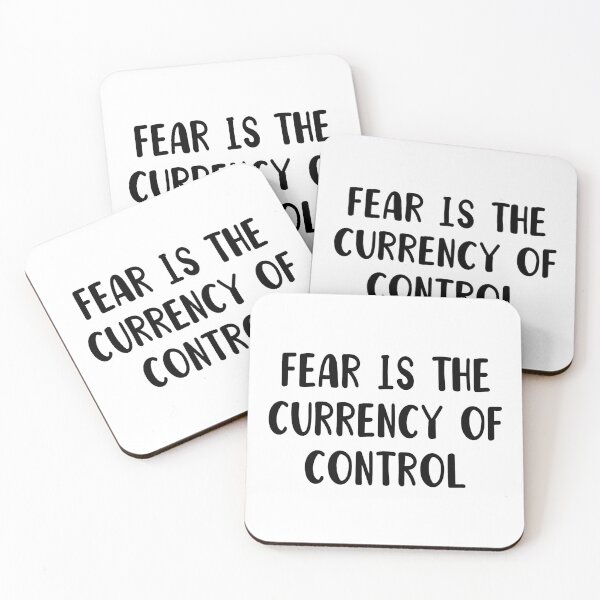 Item preview, Fear is the currency of control political designed and sold by MotivatedMode.