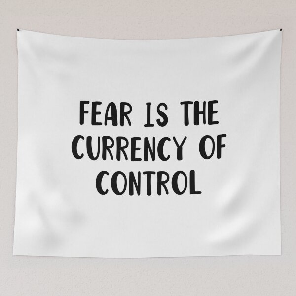 Item preview, Fear is the currency of control political designed and sold by MotivatedMode.