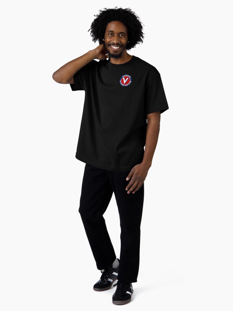 Thumbnail 4 of 7, Oversized T-Shirt, Vaccinated for Victory Over Covid designed and sold by misterfrisky.