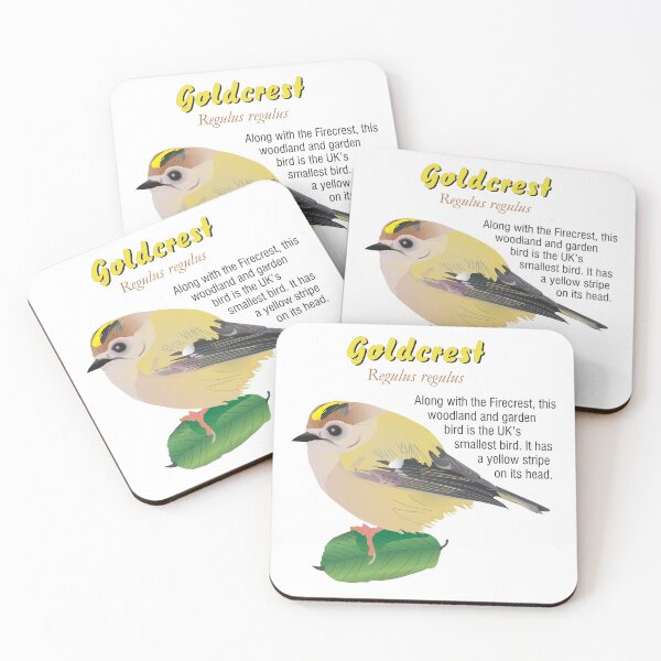 Item preview, Goldcrest Garden Bird Illustration designed and sold by BijouArt.