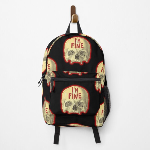 Item preview, I'm fine skull mental health awareness designed and sold by Captain-Jackson.