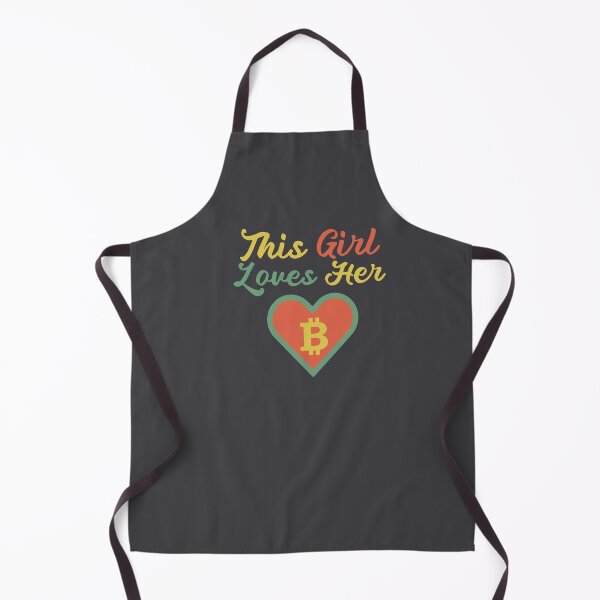 Item preview, This Girl Loves Her Bitcoin Cryptocurrency Crypto Blockchain designed and sold by gkao.