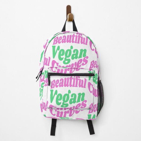 Item preview, Beautiful Vegan Curves - Woman Power Pink and Green designed and sold by WhimsicaliTee.