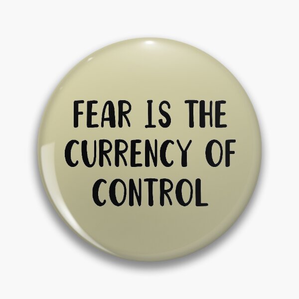Item preview, Fear is the currency of control political designed and sold by MotivatedMode.