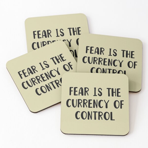 Item preview, Fear is the currency of control political designed and sold by MotivatedMode.