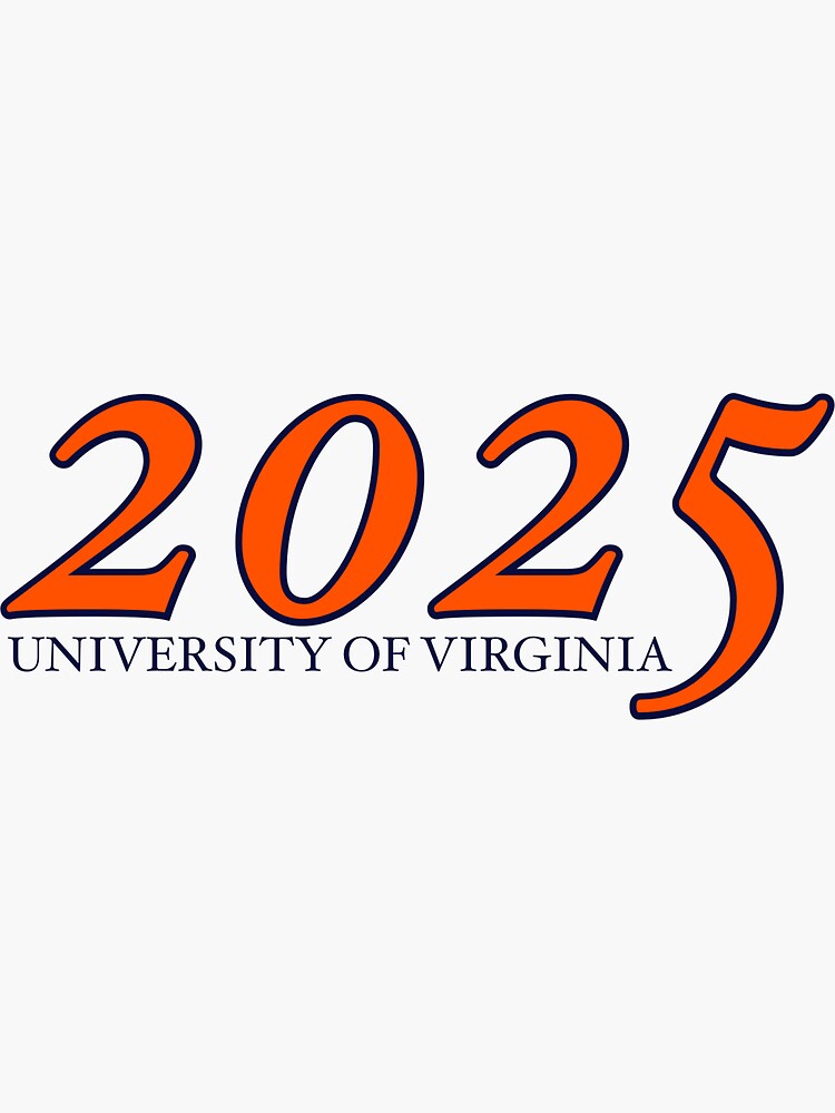 "University of Virginia 2025" Sticker for Sale by ConleighCreates
