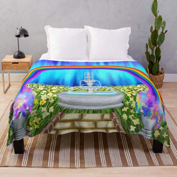 Item preview, Spring Flower Rainbow Garden Landscape  designed and sold by Deborah Camp.