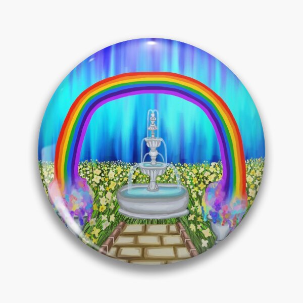 Item preview, Spring Flower Rainbow Garden Landscape  designed and sold by Deborah Camp.