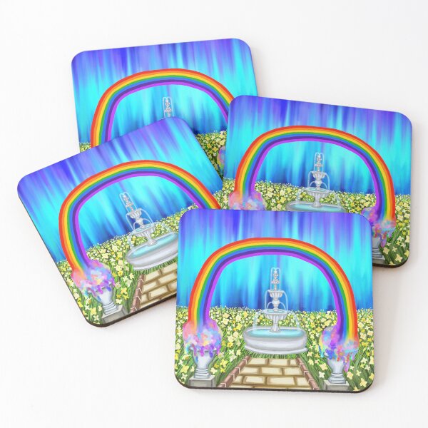 Item preview, Spring Flower Rainbow Garden Landscape  designed and sold by Deborah Camp.