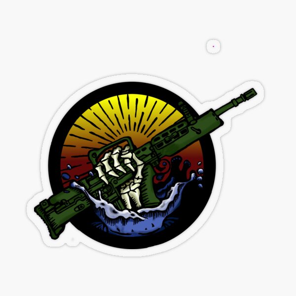 Splash 'N' Thrash Transparent Sticker
