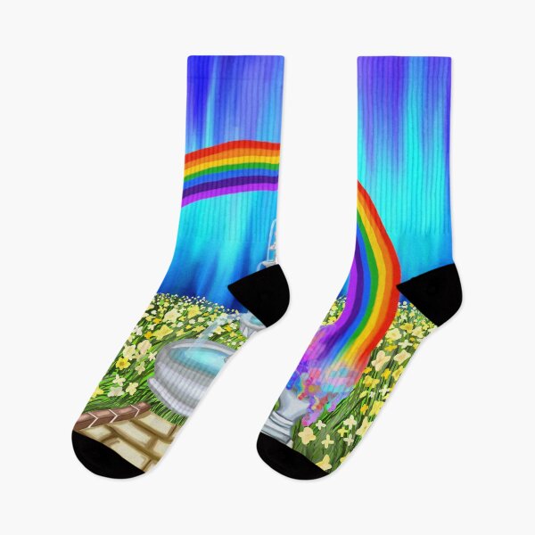 Item preview, Spring Flower Rainbow Garden Landscape  designed and sold by Deborah Camp.