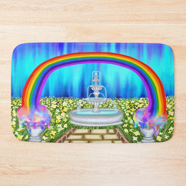 Item preview, Spring Flower Rainbow Garden Landscape  designed and sold by Deborah Camp.