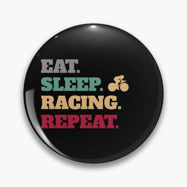 Item preview, Eat Sleep Bicycle Racing Repeat designed and sold by Salvadax.