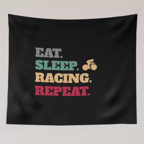Item preview, Eat Sleep Bicycle Racing Repeat designed and sold by Salvadax.