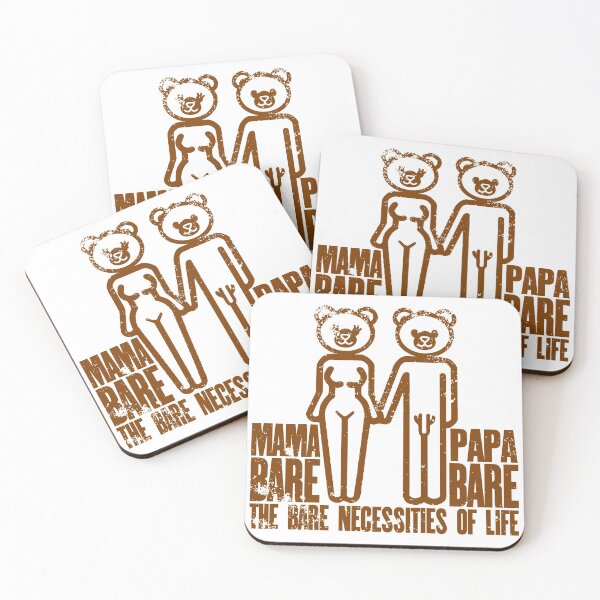Item preview, Mama Papa Bare The Bare Necessities of Life Naturists designed and sold by NaturistGifts.