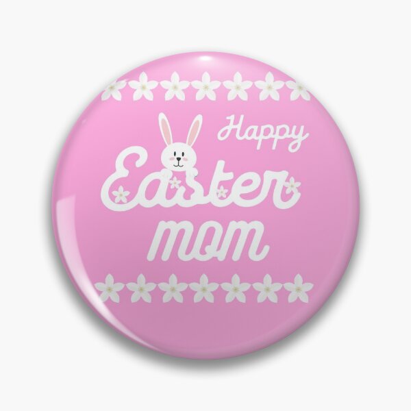 Item preview, Happy Easter Mom Gifts with Easter Bunny and White Flowers designed and sold by fra02.