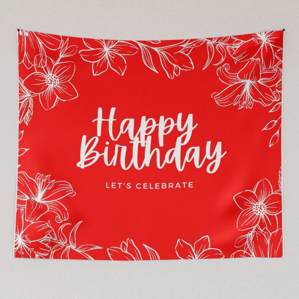 Item preview, Happy Birthday Flowers designed and sold by MariesDesigns11.