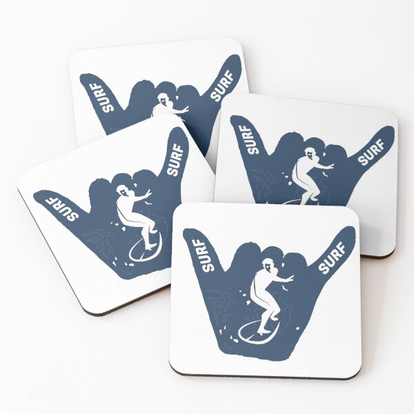 Item preview, Surfing Shaka Sign designed and sold by surfcrowd.