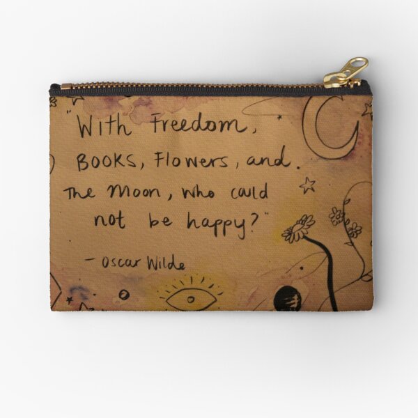 Oscar Wilde Zipper Pouch