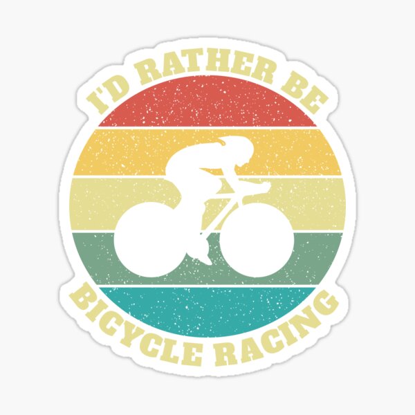 Item preview, Funny I'd Rather Be Bicycle Racing designed and sold by Salvadax.