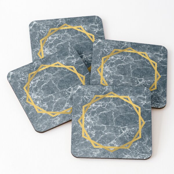 Item preview, Blue Marble Gold Pattern designed and sold by ChifaeT.