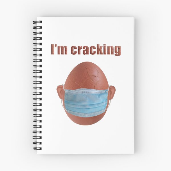 Item preview, I'm cracking, easter egg wearing mask and breaking down i'm done designed and sold by MimmyG.