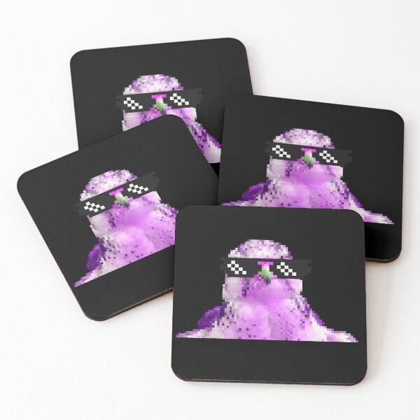 Item preview, Eagle with Sunglasses Pixel Retro Bird Stickers designed and sold by emm-j.