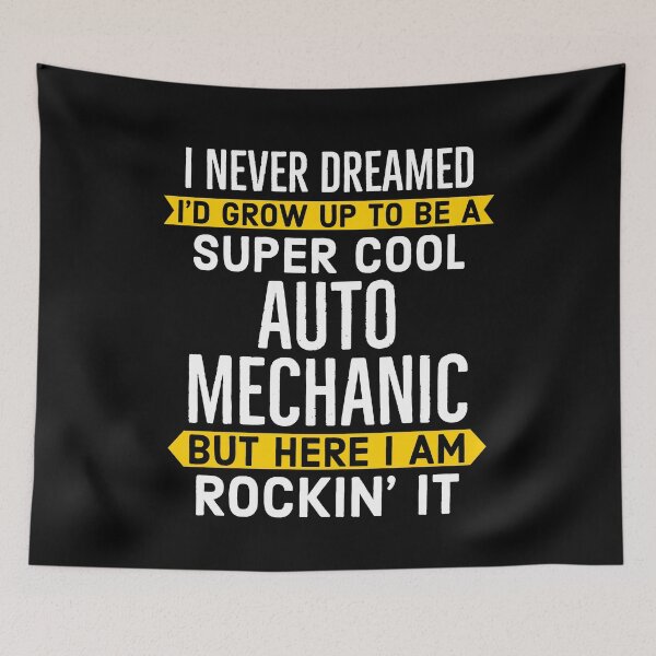 Item preview, Super Cool Auto Mechanic designed and sold by AwesomeWorld1.