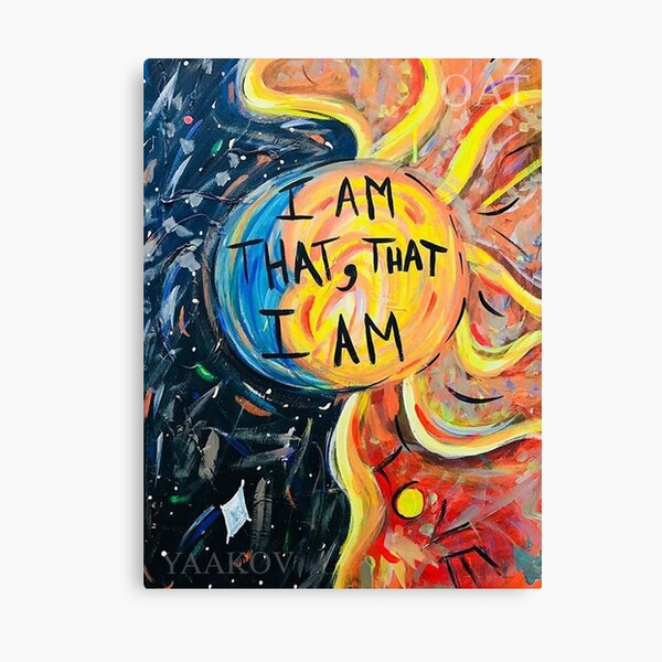 I AM THAT, THAT I AM Canvas Print