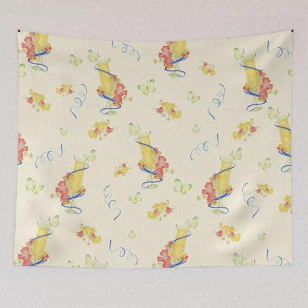 Item preview, mimosa and butterfly designed and sold by hahaha-creative.