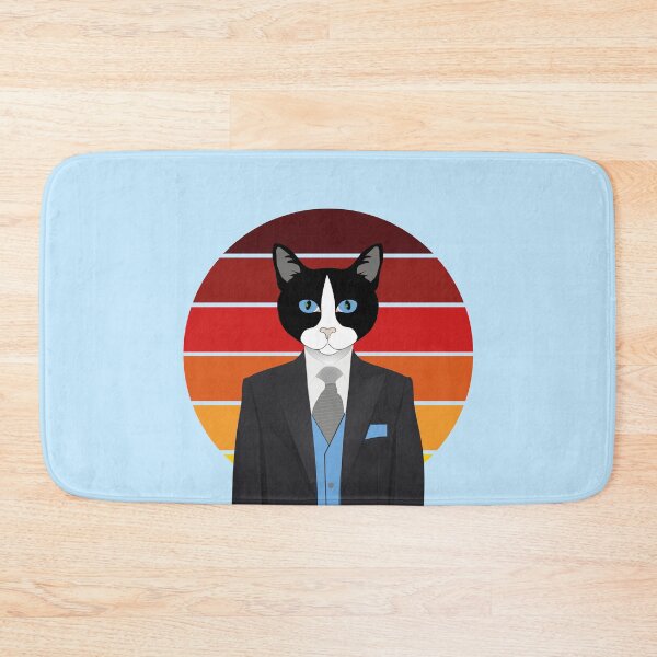 Item preview, Bossy cat - Stylish business cat in a suit designed and sold by Arliju.