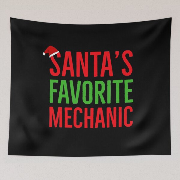 Item preview, Santas Favorite Mechanic designed and sold by AwesomeWorld1.