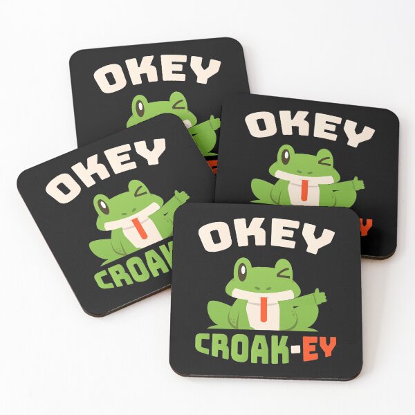 Item preview, Okey Croakey Frog Animal Frog Amphibia designed and sold by MooonTees.