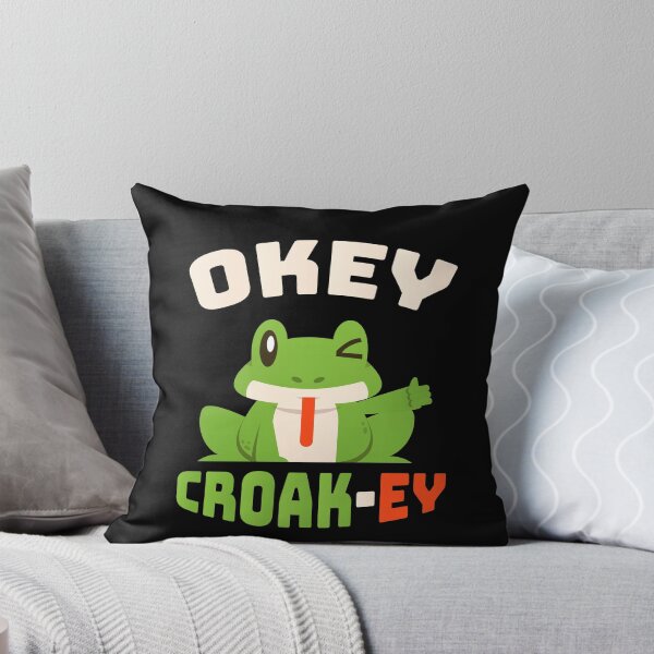 Item preview, Okey Croakey Frog Animal Frog Amphibia designed and sold by MooonTees.