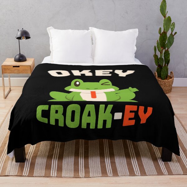 Item preview, Okey Croakey Frog Animal Frog Amphibia designed and sold by MooonTees.