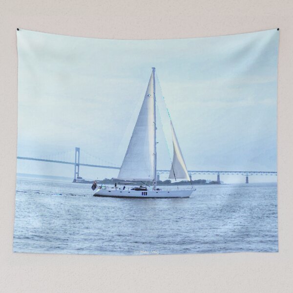 Item preview, Summer Inspirations - Sailing boat in Ocean  designed and sold by mehtaartz.