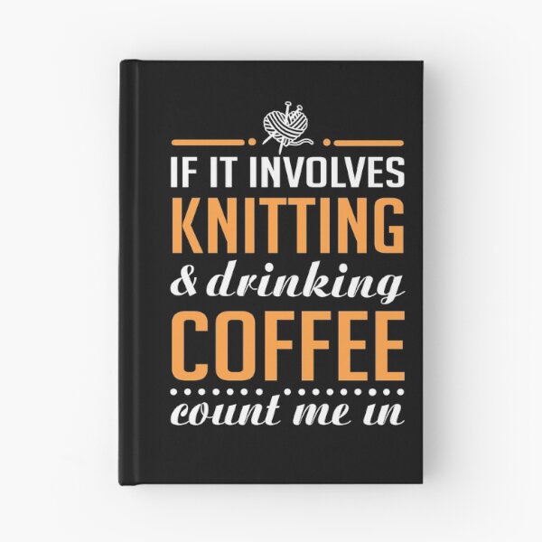 Item preview, Knitting and Drinking Coffee designed and sold by KsuAnn.