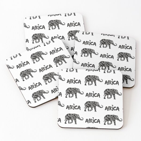 Item preview, Black & White African Elephant designed and sold by AfricanDreams.