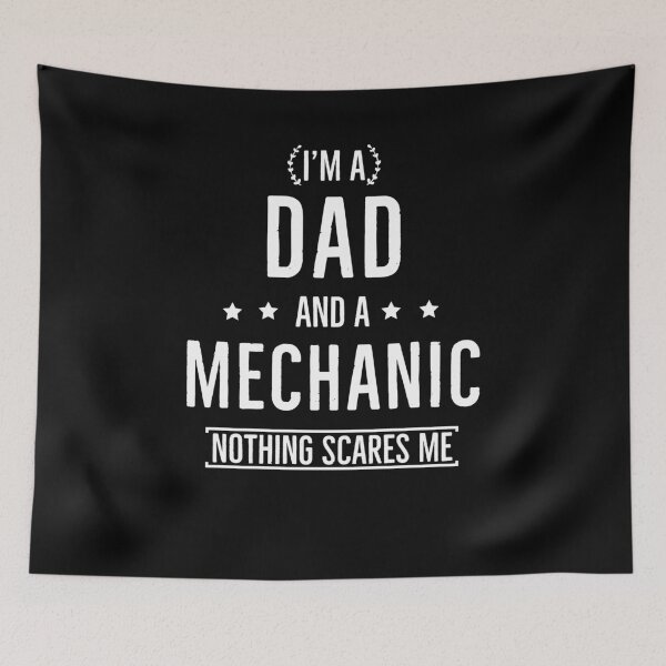 Item preview, Im A Dad And A Mechanic Nothing Scares Me designed and sold by AwesomeWorld1.