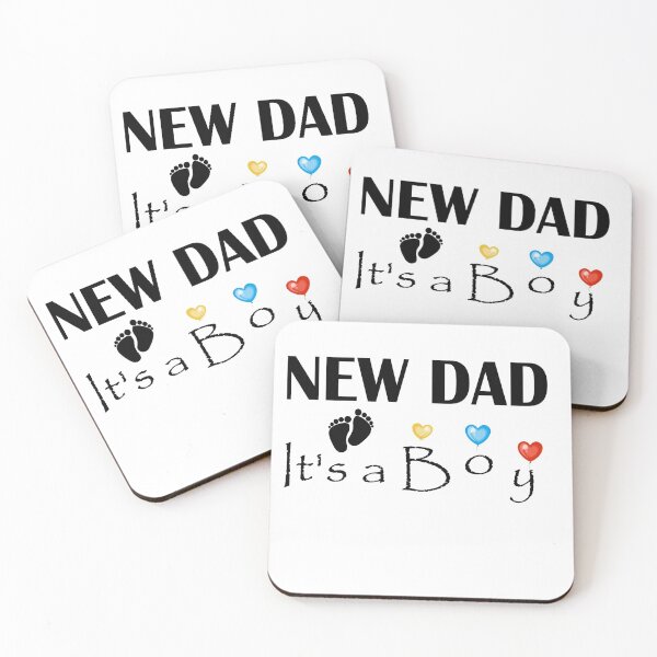 Aperçu de l'œuvre New Dad , New Son, It's A Boy, New Dad Gift, Proud New Dad, Pregnancy Announcement , Baby Shower , New Baby Gift créée et vendue par Salwastore.
