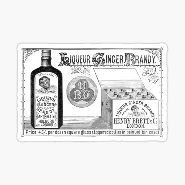 "Ginger Brandy" Sticker for Sale by StickyMangoes Redbubble