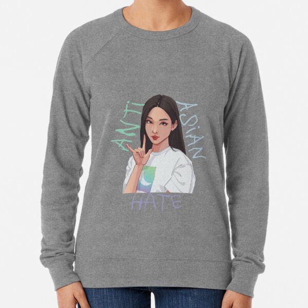 Arrêtez la haine asiatique Sweatshirt léger