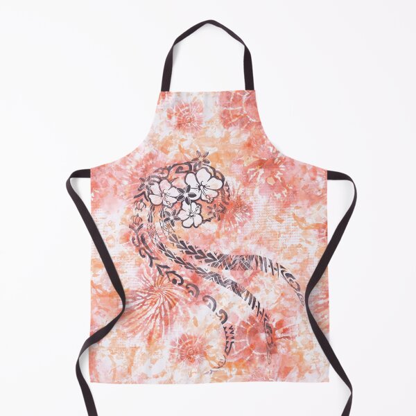Item preview, Polynesian - Hawaiian Coral Tie Dye Splash designed and sold by sunnthreads.