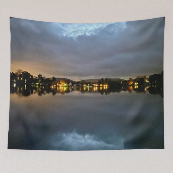 Item preview, Night Time Reflections On Petersfield Lake  designed and sold by Ady199.
